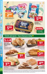 Gazetka promocyjna Stokrotka - Supermarket - Gazetka - ważna od 22.04 do 22.04.2025 - strona 18 - produkty: Mozzarella, Piec, Warzywa, Ser, Por, Gra, Smakowita, Mlekovita, Croissant, Bagietka, Zapiekanka, Pieczarka, Pieczywo, Półbagietka, Galbani, Danio, Owoce, Deser, Chleb, Bułka, Mięso, Dynią, Mleko