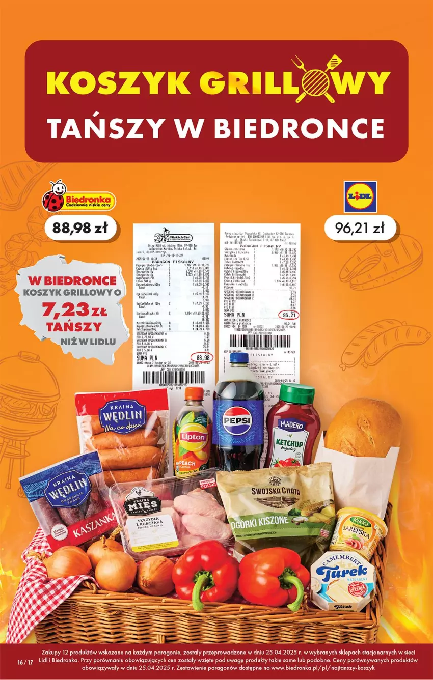 Gazetka promocyjna Biedronka - Od Środy - ważna 30.04 do 01.05.2025 - strona 18 - produkty: Grill, Kosz, Kurczak, Por