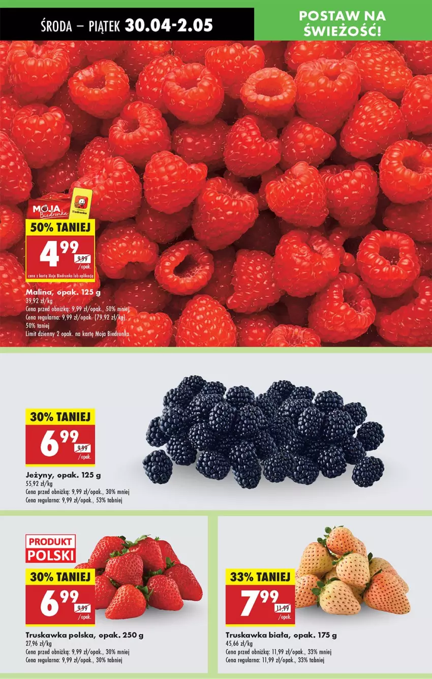 Gazetka promocyjna Biedronka - Od Środy - ważna 30.04 do 01.05.2025 - strona 24 - produkty: Jeżyny