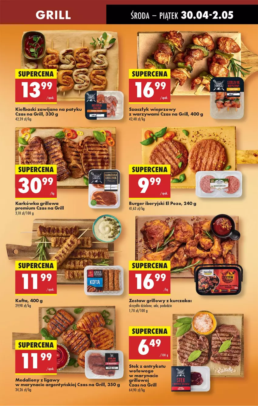 Gazetka promocyjna Biedronka - Od Środy - ważna 30.04 do 01.05.2025 - strona 29 - produkty: Burger, Fa, Grill, Kurczak, LG, Lion, Stek, Warzywa