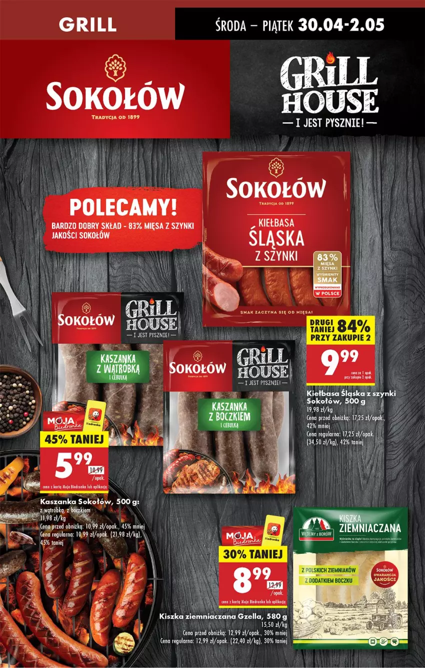Gazetka promocyjna Biedronka - Od Środy - ważna 30.04 do 01.05.2025 - strona 31 - produkty: Fa, Grill, Kiełbasa, Sok, Sokołów