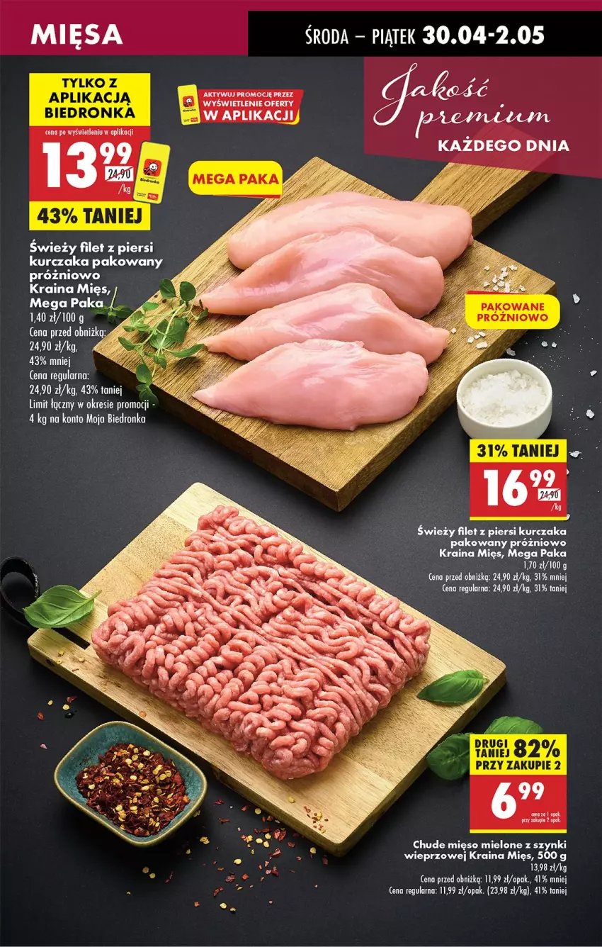 Gazetka promocyjna Biedronka - Od Środy - ważna 30.04 do 01.05.2025 - strona 33 - produkty: Kurczak, Mięso, Mięso mielone, Mięso mielone z szynki