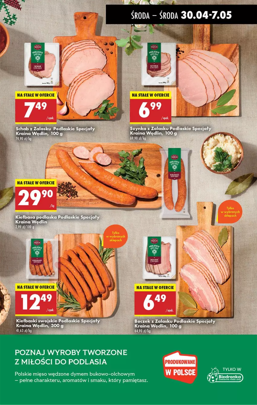 Gazetka promocyjna Biedronka - Od Środy - ważna 30.04 do 01.05.2025 - strona 43 - produkty: Mięso, Mięta, Podlaski