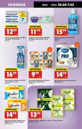 Gazetka promocyjna Biedronka - Od Środy - Gazetka - ważna od 01.05 do 01.05.2025 - strona 55 - produkty: Naturell, AEG, Papier, Sati, Pasta do zębów, Tampony, Płyn do płukania, Ręcznik, Chusteczki, Podpaski, Blend-a-Med, Naturella