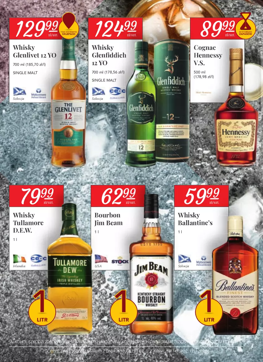 Gazetka promocyjna Stokrotka - Oferta alkoholowa - ważna 22.04 do 26.05.2021 - strona 7 - produkty: Bourbon, Jim Beam, Koc, Whisky