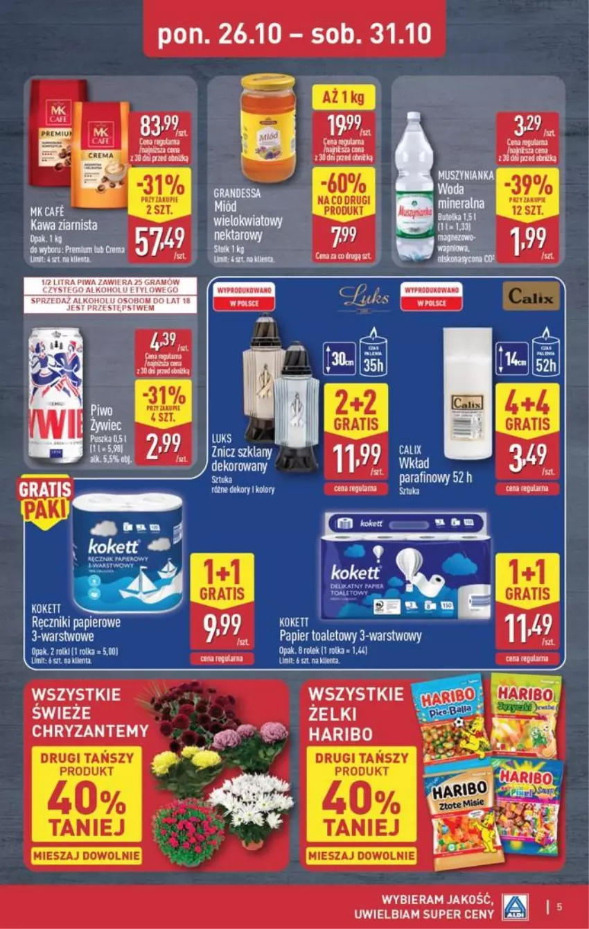 Gazetka promocyjna Aldi - Oferta weekendowa - ważna 29.10 do 31.10.2026 - strona 5 - produkty: Brugi, Fa, Gra, Haribo, Papier, Papier toaletowy, Por, Ręcznik, Ręczniki papierowe