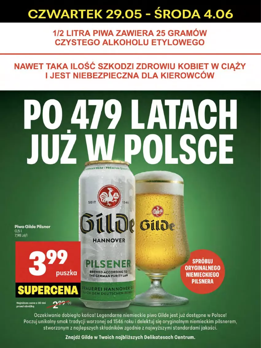 Gazetka promocyjna Delikatesy Centrum - Franczyza DC22 Czwartek - ważna 29.05 do 04.06.2025 - strona 45 - produkty: Gin, Gra, JBL, Piec, Piwa, Piwo, Pur, Rum