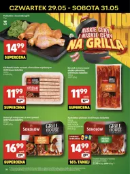 Gazetka promocyjna Delikatesy Centrum - Franczyza DC22 Czwartek - Gazetka - ważna od 04.06 do 04.06.2025 - strona 19 - produkty: Kurczak, Warzywa, Sok, Sokołów, Kiełbaski białe, Boczek, Grill, Podudzie z kurczaka