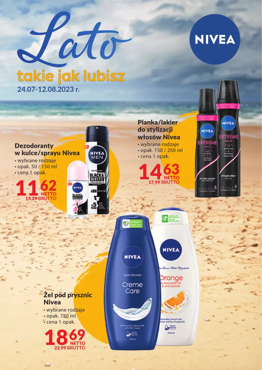 Gazetka promocyjna Makro - Ulotka Nivea - ważna 24.07 do 12.08.2023 - strona 1 - produkty: Dezodorant