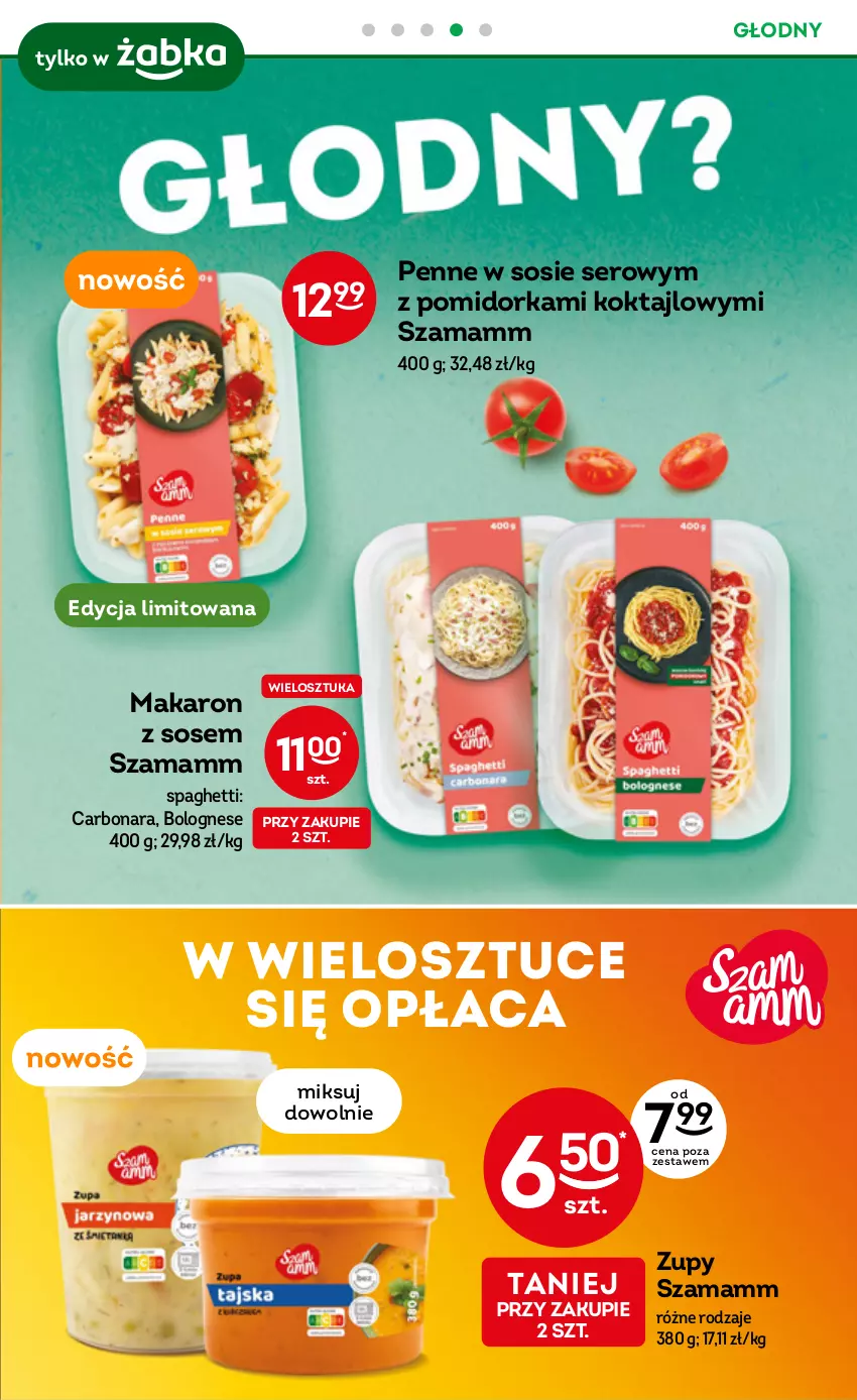 Gazetka promocyjna Żabka - ważna 21.06 do 04.07.2023 - strona 11 - produkty: Makaron, Makaron z sosem, Orka, Penne, Ser, Sos, Spaghetti