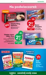 Gazetka promocyjna Żabka - Gazetka - ważna od 04.07 do 04.07.2023 - strona 56 - produkty: Ciastka, Baton, Knoppers, Haribo, Oreo, Milka