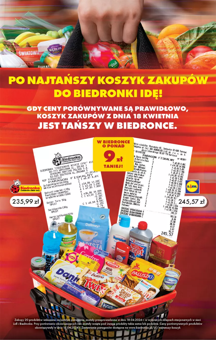 Gazetka promocyjna Biedronka - Od poniedziałku - ważna 22.04 do 27.04.2024 - strona 3 - produkty: Kosz, Por