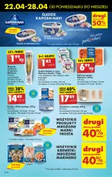 Gazetka promocyjna Biedronka - Od poniedziałku - Gazetka - ważna od 27.04 do 27.04.2024 - strona 34 - produkty: Frosta, Sos, Gra, Ryba po grecku, Ryba, Produkty mrożone, Krewetki, Mintaj