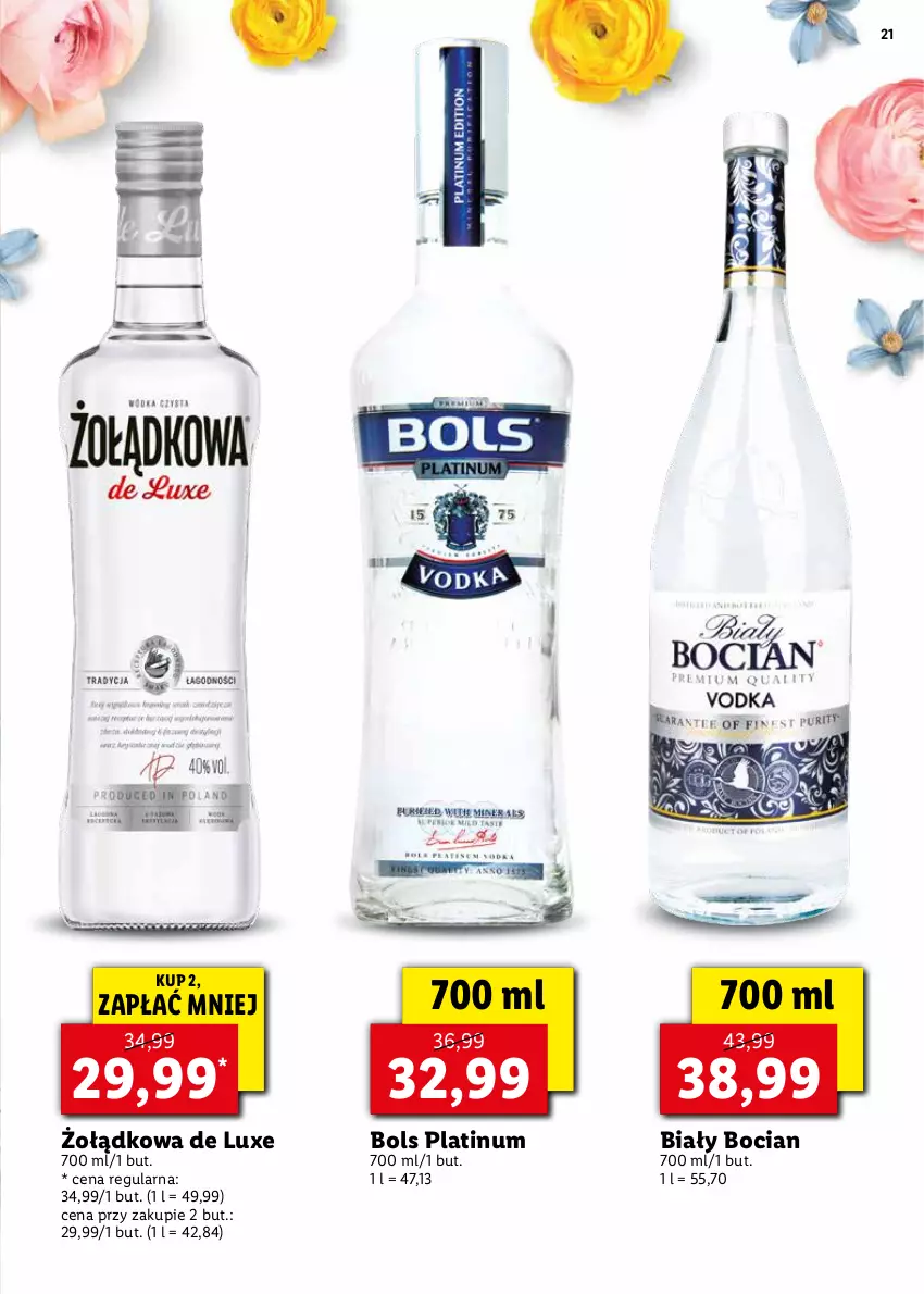 Gazetka promocyjna Lidl - KATALOG ALKOHOLI MOCNYCH I WIN - ważna 21.03 do 17.04.2022 - strona 21 - produkty: Biały Bocian, Bols