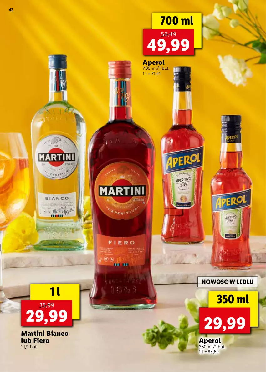 Gazetka promocyjna Lidl - KATALOG ALKOHOLI MOCNYCH I WIN - ważna 21.03 do 17.04.2022 - strona 42 - produkty: Aperol, Martini