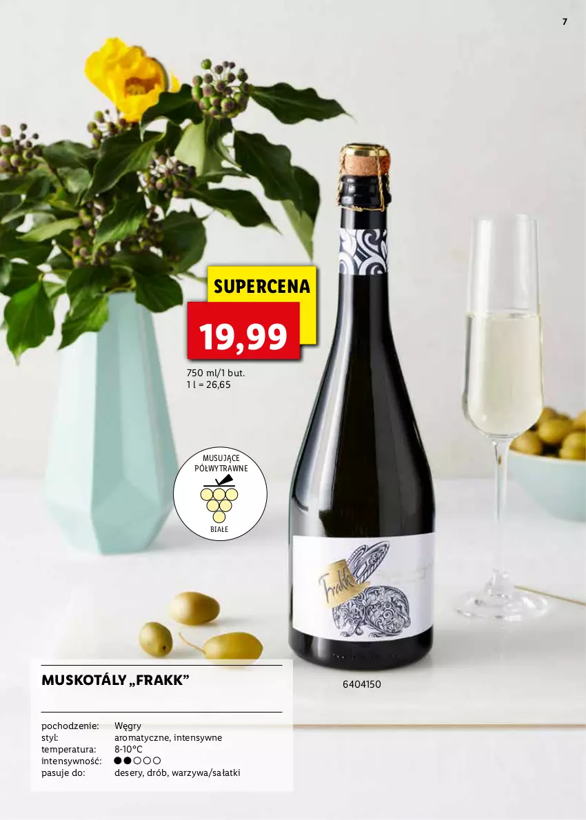 Gazetka promocyjna Lidl - KATALOG ALKOHOLI MOCNYCH I WIN - ważna 21.03 do 17.04.2022 - strona 7 - produkty: Deser, Drób, Gry, Mus, Sałat, Ser, Warzywa