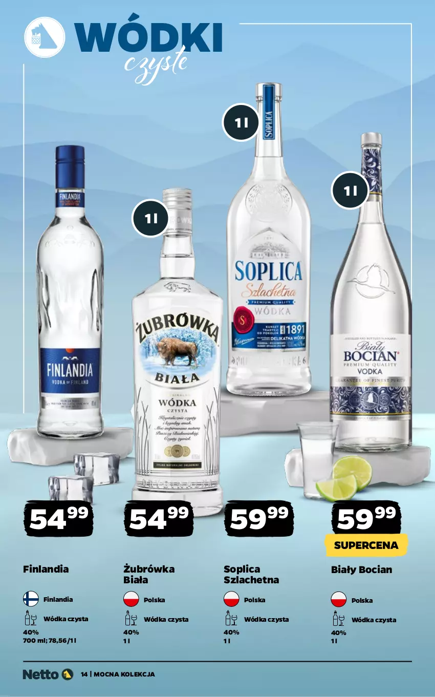 Gazetka promocyjna Netto - Alkohole - Mocne - ważna 19.01 do 31.01.2026 - strona 14 - produkty: Biały Bocian, Finlandia, Soplica, Wódka