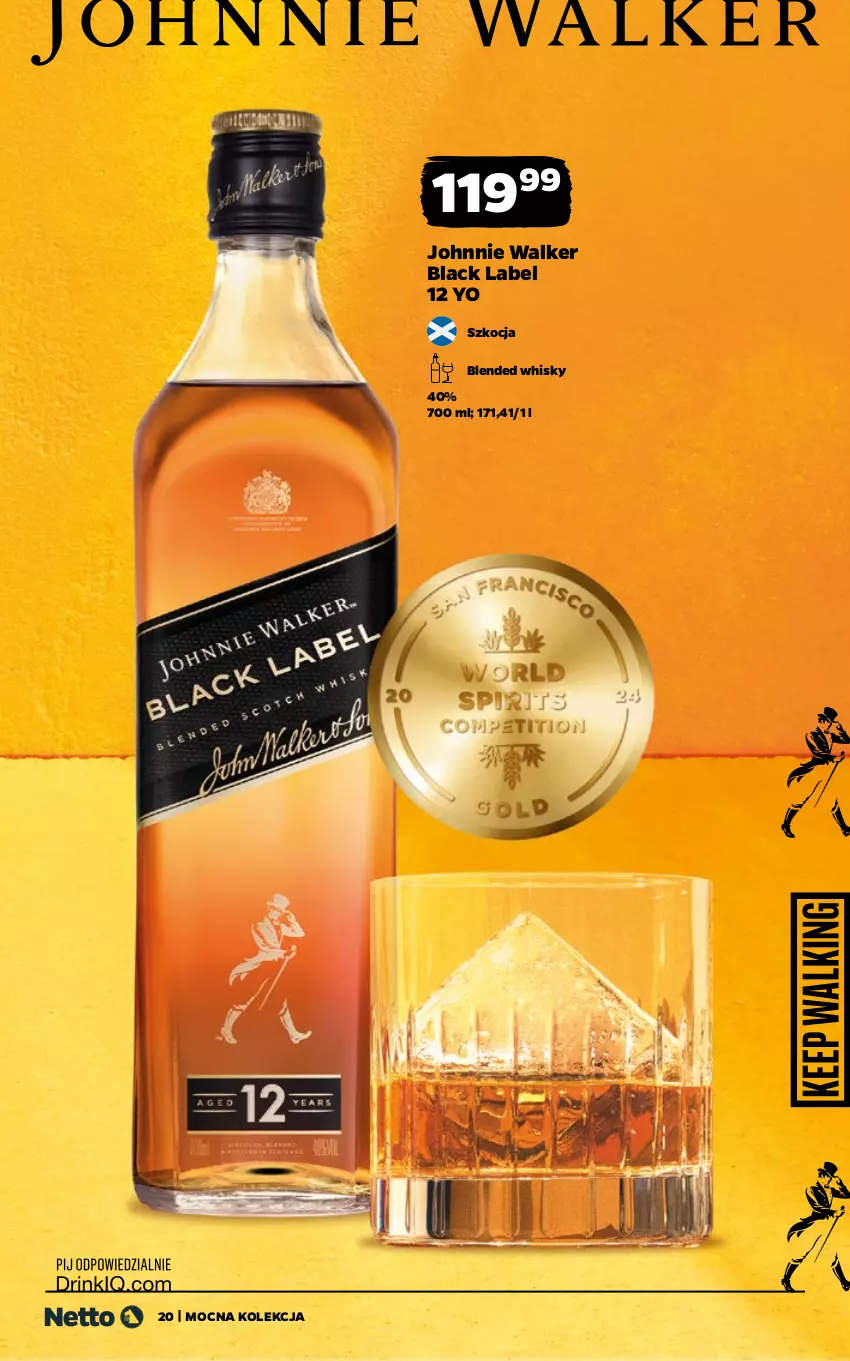 Gazetka promocyjna Netto - Alkohole - Mocne - ważna 19.01 do 31.01.2026 - strona 20 - produkty: Johnnie Walker, Koc, Lack, Whisky