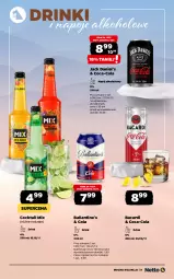 Gazetka promocyjna Netto - Alkohole - Mocne - Gazetka - ważna od 31.01 do 31.01.2026 - strona 9 - produkty: Coca-Cola, Napoje, Bacardi, Ballantine's, Jack Daniel's, Napój