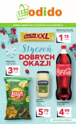 Gazetka promocyjna Odido - Styczeń DOBRYCH OKAZJI - Gazetka - ważna od 13.01 do 13.01.2022 - strona 1 - produkty: Majonez, Gin, Prince Polo, Chipsy, Coca-Cola, Babuni, Napój gazowany, Lay’s, Napój, Hellmann’s