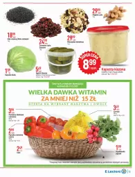 Gazetka promocyjna E Leclerc - Gazetka - ważna od 18.12 do 18.12.2022 - strona 13 - produkty: Mak mielony, Warzywa, Migdały, Papryka czerwona, Papryka, Kosz, Owoce, Mieszanka bakaliowa, Pomidory, Rzodkiewka