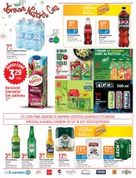 Gazetka promocyjna E Leclerc - Gazetka - ważna od 18.12 do 18.12.2022 - strona 18 - produkty: Piwo, Mus, 7up, Pepsi max, Primavera, Heineken, Coca-Cola, LANA, Pepsi, Carlsberg, Tiger, Napój gazowany, Prima, Tymbark, Szyna, Kubuś, Woda, Napój, Captain Jack, Lech Premium, Hortex