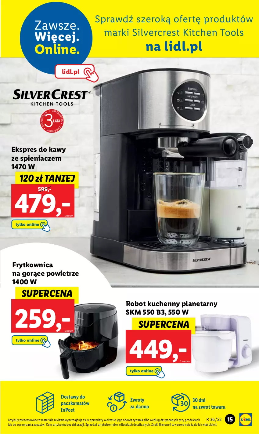 Gazetka promocyjna Lidl - GAZETKA - ważna 05.09 do 10.09.2022 - strona 15 - produkty: Robot, Silvercrest