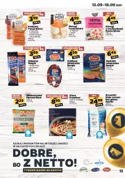 Gazetka promocyjna Netto - Gazetka spożywcza - Gazetka - ważna od 18.09 do 18.09.2021 - strona 13 - produkty: Piec, Pierogi, Ser, Krokiety, Serdelki, Pizza, Pieczarka, Kapustą, Krewetki, Kabanos, Kiełbasa