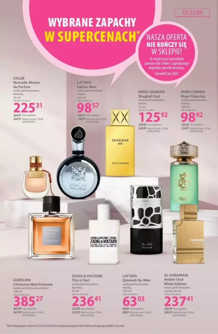 Gazetka promocyjna Hebe - ważna 10.04 do 23.04.2025 - strona 13 - produkty: Fa, Guerlain, Perfum, Rama, Tera, Woda, Woda perfumowana