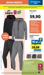 Gazetka promocyjna Lidl - GAZETKA - Gazetka - ważna od 02.09 do 02.09.2023 - strona 19 - produkty: Por, Dres, Sport, Moda, Spodnie, Bluza, Spodnie dresowe