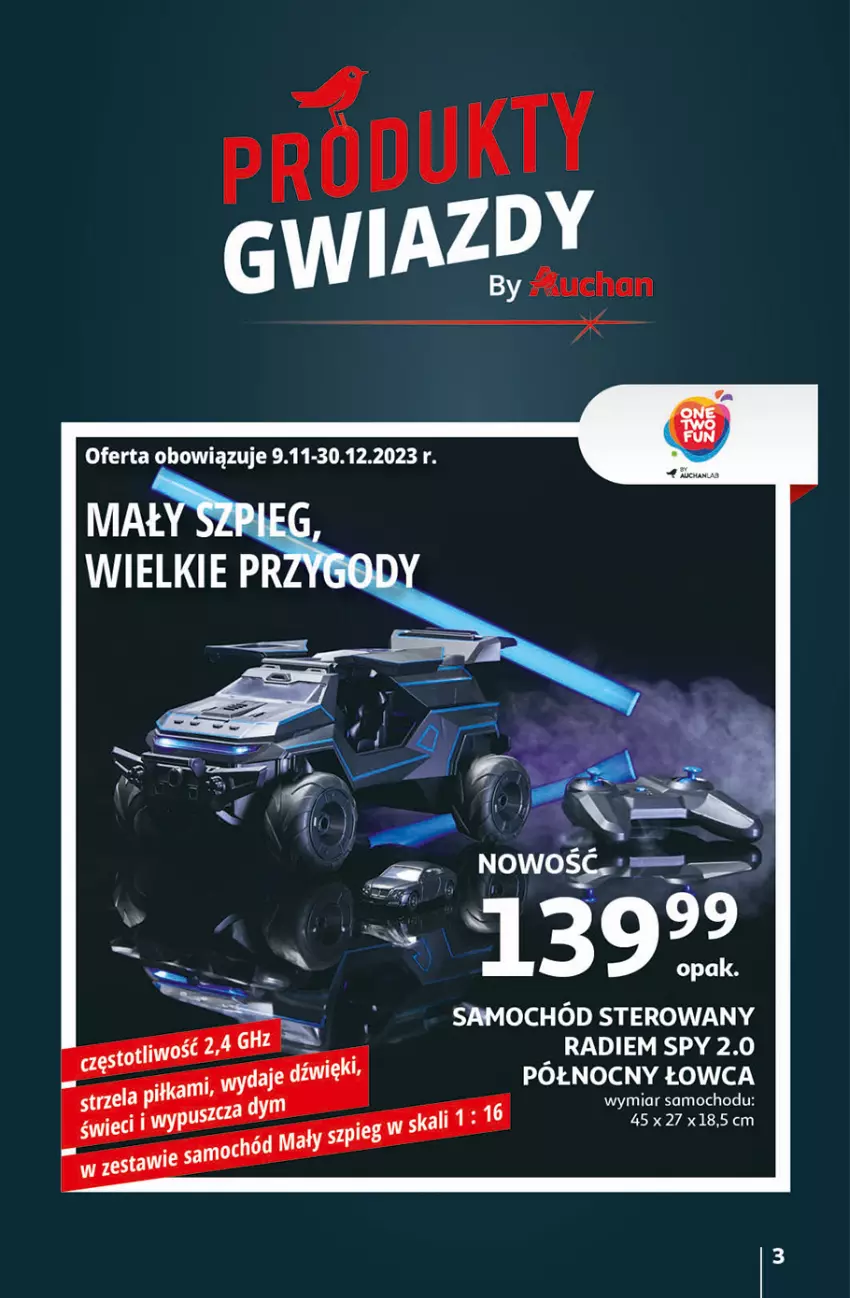 Gazetka promocyjna Auchan - Gazetka Magia Świąt Część 3 Hipermarket Auchan - ważna 30.11 do 06.12.2023 - strona 3