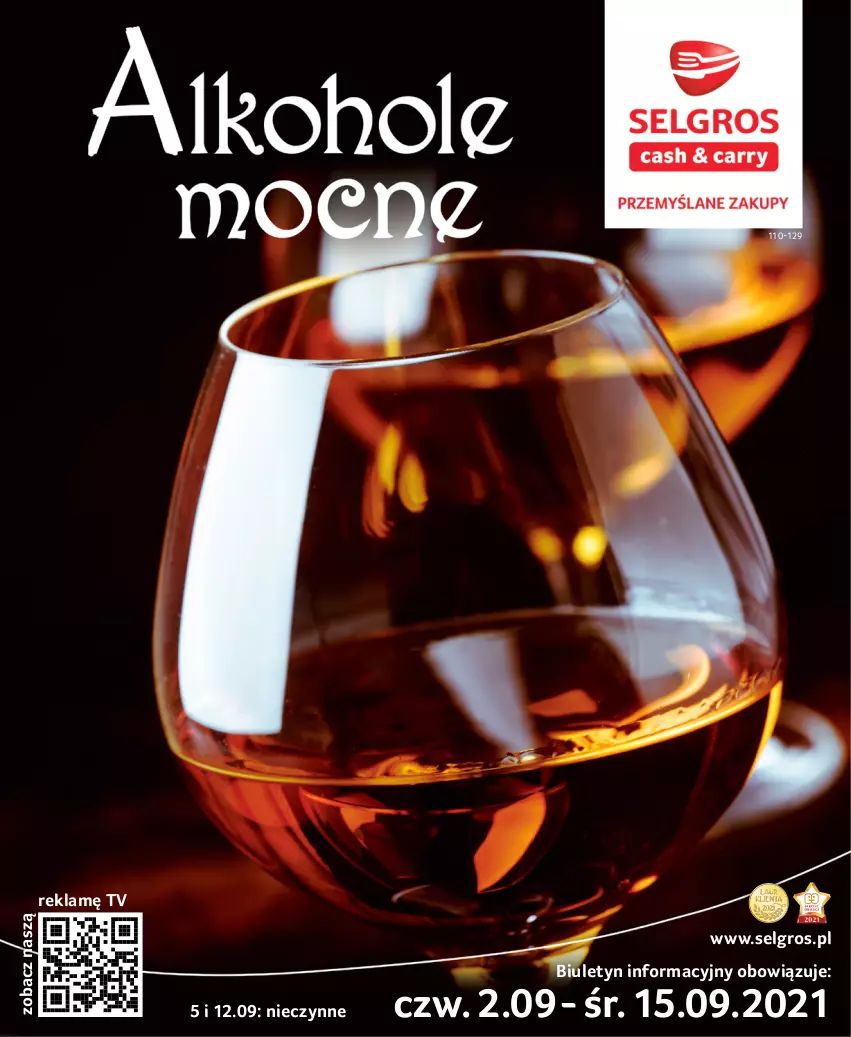 Gazetka promocyjna Selgros - Katalog Alkohole Mocne - ważna 02.09 do 15.09.2021 - strona 1 - produkty: LG