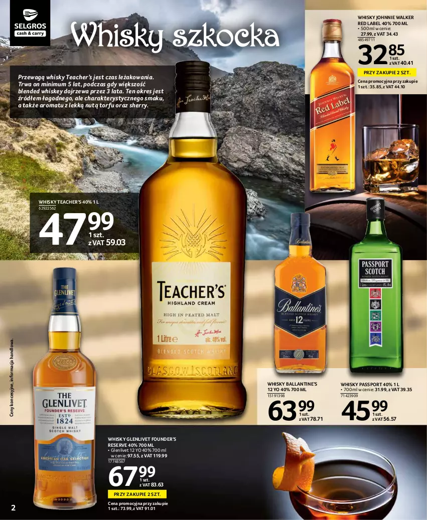 Gazetka promocyjna Selgros - Katalog Alkohole Mocne - ważna 02.09 do 15.09.2021 - strona 2 - produkty: Johnnie Walker, Koc, Por, Ser, Sport, Whiskey, Whisky