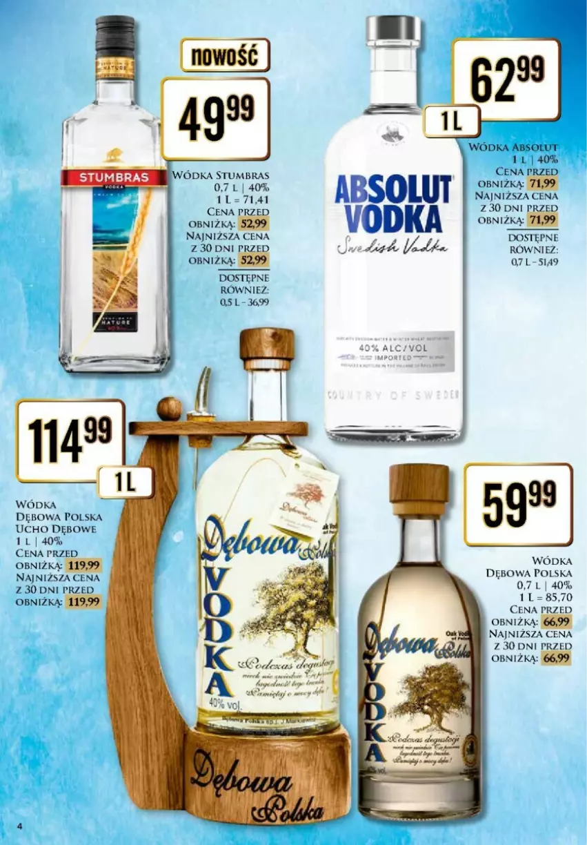 Gazetka promocyjna Dino - ważna 25.11 do 30.11.2024 - strona 27 - produkty: Absolut, Por, Wódka