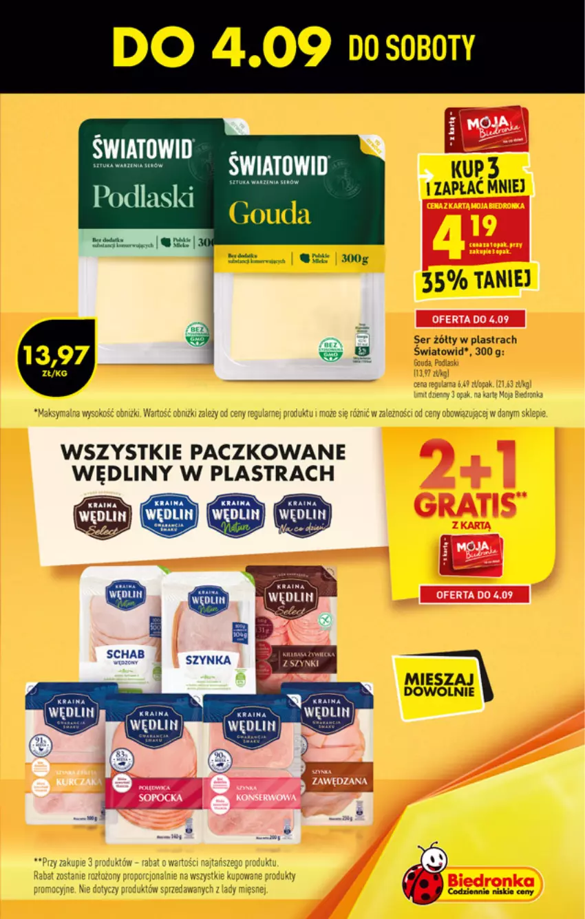 Gazetka promocyjna Biedronka - W tym tygodniu - ważna 02.09 do 08.09.2021 - strona 7 - produkty: Podlaski, Ser, Sok