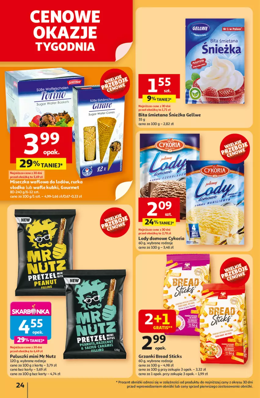 Gazetka promocyjna Auchan - Tak smakuje lato Hipermarket - ważna 12.06 do 18.06.2025 - strona 26 - produkty: Lody