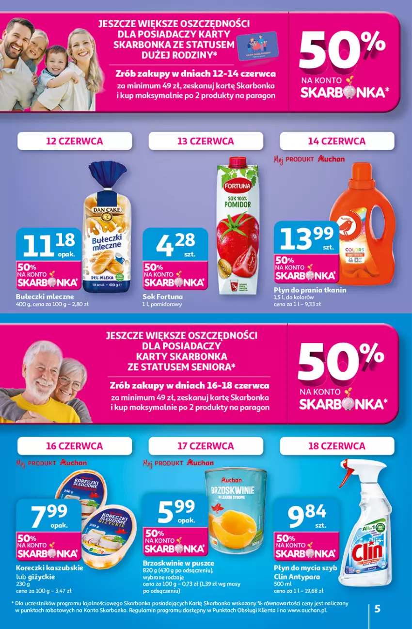 Gazetka promocyjna Auchan - Tak smakuje lato Hipermarket - ważna 12.06 do 18.06.2025 - strona 5 - produkty: Bułeczki, Bułeczki mleczne