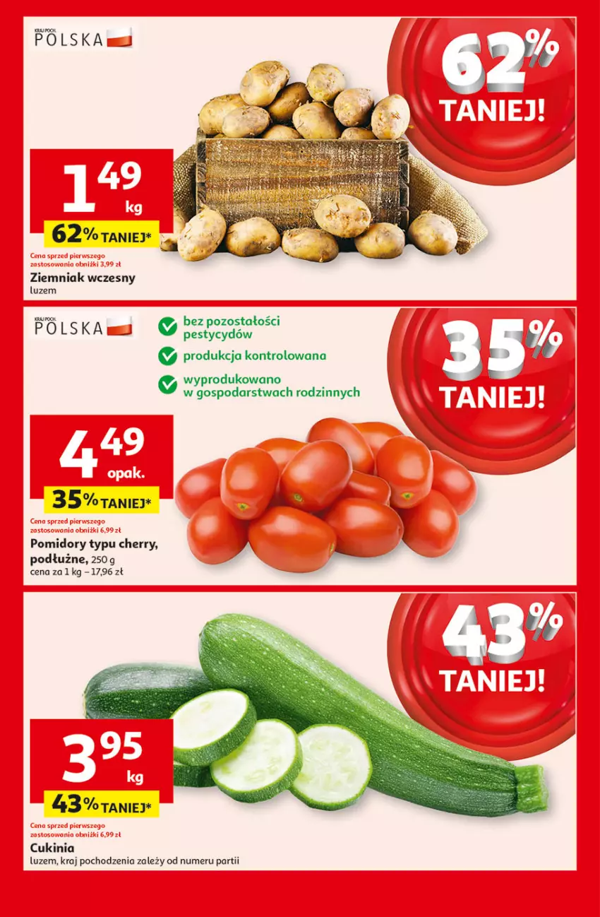 Gazetka promocyjna Auchan - Tak smakuje lato Hipermarket - ważna 12.06 do 18.06.2025 - strona 7 - produkty: Pomidory