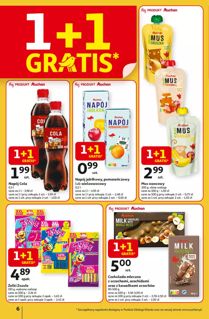 Gazetka promocyjna Auchan - Tak smakuje lato Hipermarket - ważna 12.06 do 18.06.2025 - strona 8 - produkty: Czekolada, Czekolada mleczna, Kawa, Mus, Napój