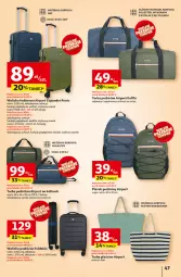 Gazetka promocyjna Auchan - Tak smakuje lato Hipermarket - Gazetka - ważna od 18.06 do 18.06.2025 - strona 49 - produkty: Teleskop, Por, Walizka, Plecak, Torba