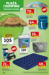 Gazetka promocyjna Auchan - Tak smakuje lato Hipermarket - Gazetka - ważna od 18.06 do 18.06.2025 - strona 56 - produkty: Parasol, Lodówka, Materac, Tera, Plecak, Tarka, Torba, Latarka