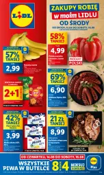 Gazetka promocyjna Lidl - GAZETKA - Gazetka - ważna od 16.08 do 16.08.2025 - strona 1 - produkty: Piwa, Banany, Papryka czerwona, Papryka, Karkówka wieprzowa, Chipsy, Chrupki, PIKOK, Pilos, Grill, Masło, Kiełbasa, Kiełbasa śląska