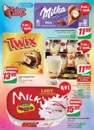 Gazetka promocyjna Dino - Gazetka - ważna od 22.04 do 22.04.2025 - strona 28 - produkty: Twix, Lody, Oranżada, Hellena, Mars