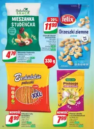 Gazetka promocyjna Dino - Gazetka - ważna od 22.04 do 22.04.2025 - strona 52 - produkty: Pistacje, Sok, Orzeszki, Mieszanka studencka, Beskidzki, Czosnek, Felix, Aksam, Orzeszki ziemne, Bakalland