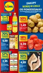 Gazetka promocyjna Lidl - GAZETKA - Gazetka - ważna od 21.02 do 21.02.2024 - strona 1 - produkty: Kurczak, Ser, Gra, Cars, Ziemniaki, Wazon, Pilos, Olej słonecznikowy, Masło, Olej, Pomidory