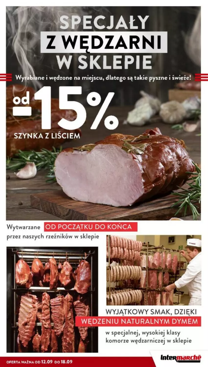 Gazetka promocyjna Intermarche - ważna 12.09 do 18.09.2024 - strona 11 - produkty: Sok, Szynka