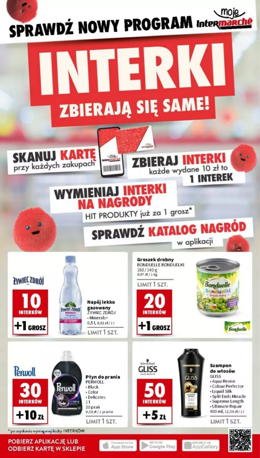 Gazetka promocyjna Intermarche - ważna 12.09 do 18.09.2024 - strona 43 - produkty: Bonduelle, Groszek, Lack, Napój, Perwoll, Płyn do prania, Szampon