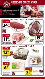 Gazetka promocyjna Intermarche - Gazetka - ważna od 18.09 do 18.09.2024 - strona 10 - produkty: Kurczak, Por, Noga z kaczki, Udziec wołowy, Piekarnik