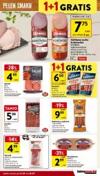 Gazetka promocyjna Intermarche - Gazetka - ważna od 18.09 do 18.09.2024 - strona 14 - produkty: Krakus, Gra, Salami, Bell, Parówki, Szynka, Tarczyński, Boczek, Kabanos, Kiełbasa, Olewnik