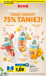 Gazetka promocyjna Lidl - GAZETKA - Gazetka - ważna od 03.04 do 03.04.2022 - strona 24 - produkty: Pur, Jogurt, Pilos, Mango, Jogurt pitny